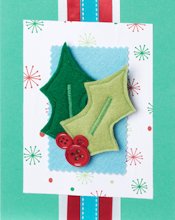 Hobbycraft Applique Christmas Card